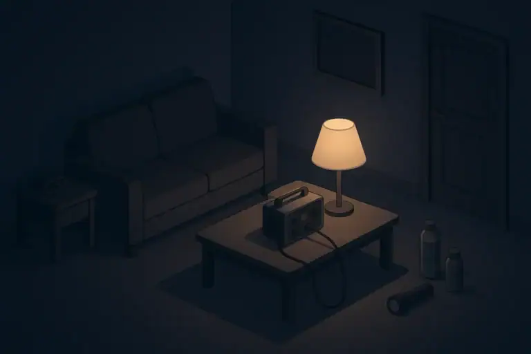 Blackout Plan (Apartment / House): Step-by-Step Checklist for the First 24 Hours