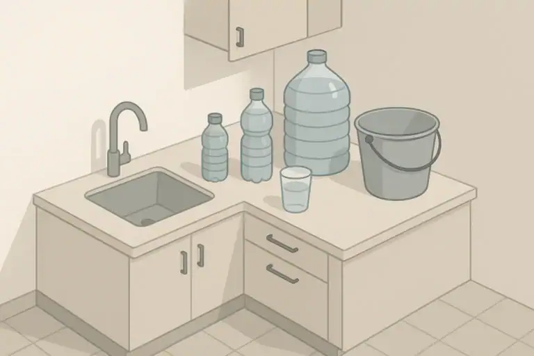 Toilet Flushing During a Water Outage: Safe Water Sources and Limits