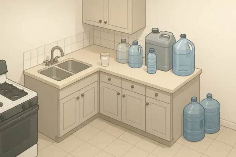 No-Running-Water Morning Routine: Hygiene, Coffee, and Cleanup