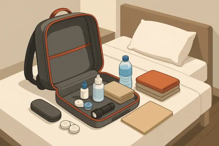 Go-Bag for Glasses and Contact Lenses: Vision Supplies to Pack